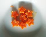 レンジで簡単★お弁当★人参グラッセ★飾り作り方3写真