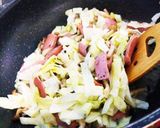 ハーブソーセージの豆乳クリームパスタ作り方4写真