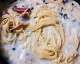 ハーブソーセージの豆乳クリームパスタ作り方7写真