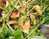 ☆水菜と塩昆布、豆腐、油揚げのサラダ☆作り方5写真