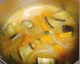 大豆入り夏野菜のみそ汁作り方5写真