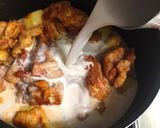 豚バラ肉とジャガイモのレッドカレー煮込み作り方4写真