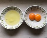 【簡単】キャラ弁 薔薇 薄焼き卵作り方1写真