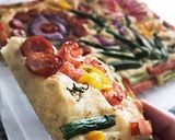 簡単　夏野菜フラワーフォカッチャ作り方7写真