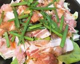 ノンオイルでヘルシー回鍋肉作り方3写真