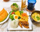 ささみで簡単唐揚げ・時短・プレートランチ作り方6写真