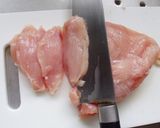 鶏ムネ肉のしょうが焼き(サッパリ味)作り方1写真