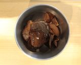 きくらげと海老の真薯椀作り方1写真