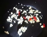 簡単★豆腐とひき肉のピリ辛中華風煮物作り方1写真