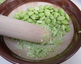 緑鮮やか♪クリーミーずんだ餅(おはぎ)作り方3写真