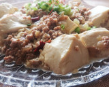 簡単★豆腐とひき肉のピリ辛中華風煮物作り方4写真
