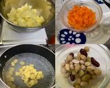 ポテロニに サラダ豆を入れて見ました作り方2写真
