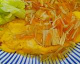 自炊飯　ふわふわ卵＋エノキと人参の和風餡作り方14写真
