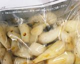 ラッキョウの醤油漬け♡簡単少ない漬け汁で作り方7写真