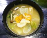 簡単！レンジで具だくさん減塩味噌汁♪作り方7写真