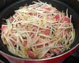 モヤシと豚バラ蒸し（YABのレシピ帳）作り方4写真