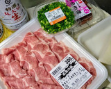 レンジで簡単☆豚肉の梅おろし和え☆作り方1写真