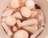 手羽と大根の黒酢煮込作り方5写真