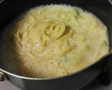 生ハムと五島うどんで豆乳カルボナーラ作り方6写真