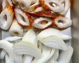 とろとろ♪竹輪と玉ねぎの卵丼作り方1写真