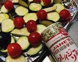 夏野菜とハンバーグカレー作り方4写真