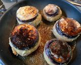米なすの挟み焼き☆めんつゆバターソース作り方7写真