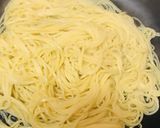 マスカルポーネの全卵カルボナーラ風パスタ作り方1写真