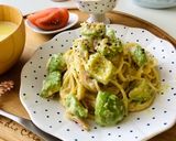 アボカドとベーコンのクリームパスタ作り方5写真