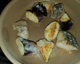 めんつゆで鰆となすの揚げない揚げ出し作り方4写真
