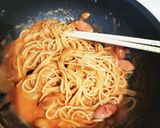 トマトジュースで★トマトクリームパスタ作り方4写真
