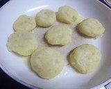 チーズがとろける　もちもち芋餅作り方5写真