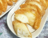餃子の皮で白はんぺん小えびマヨ和え揚げ作り方10写真