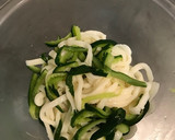 簡単きゅうりとうどんのぶっかけ☆作り方2写真