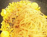 ズッキーニとコーンのパスタ作り方3写真