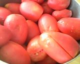 生のトマトでトマトソース作り方1写真