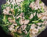ニラと青ネギたっぷりのしょうが焼き☆油０作り方4写真