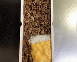 ビールでお疲れ!そぼろ弁当作り方3写真