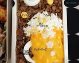 ビールでお疲れ!そぼろ弁当作り方4写真