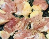 鶏もも肉のマスカルポーネチーズソース焼き作り方1写真