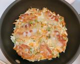 長芋入りふわカリッお好み焼き作り方7写真