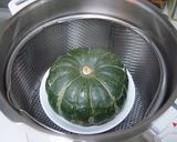 坊ちゃんかぼちゃの田舎味噌グラタン作り方2写真
