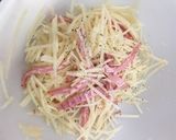 千切りポテトのチーズガレット作り方4写真
