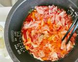 【ダイエット飯】炊飯器de豚キムチ炒飯☆作り方5写真