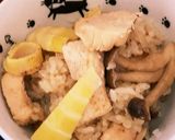 圧力鍋で具沢山♡真竹と鶏肉の炊き込みご飯作り方10写真
