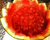 ひんやりスイカのゼリーボート作り方8写真