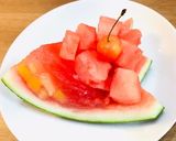 ひんやりスイカのゼリーボート作り方10写真