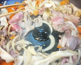 牛小間切れと舞茸の甜麺醤炒め。作り方8写真