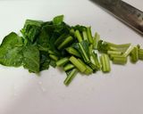 簡単すぎる江戸菜とツナの和え物作り方1写真