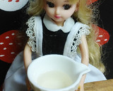 リカちゃん♡生ほうれん草甘酢和えon納豆作り方3写真