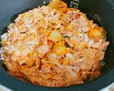 【ダイエット飯】炊飯器de豚キムチ炒飯☆作り方9写真